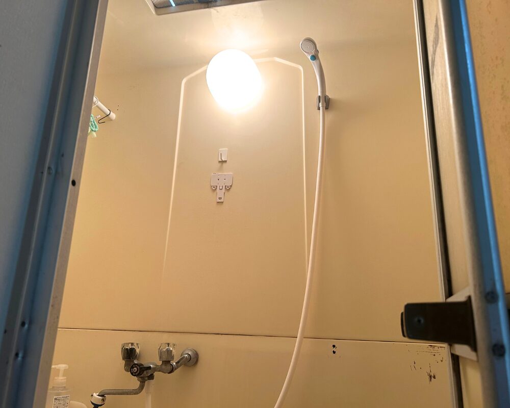 茨城県筑西市一本松のタイ古式マッサージ・E-VA(エヴァ)のシャワールーム